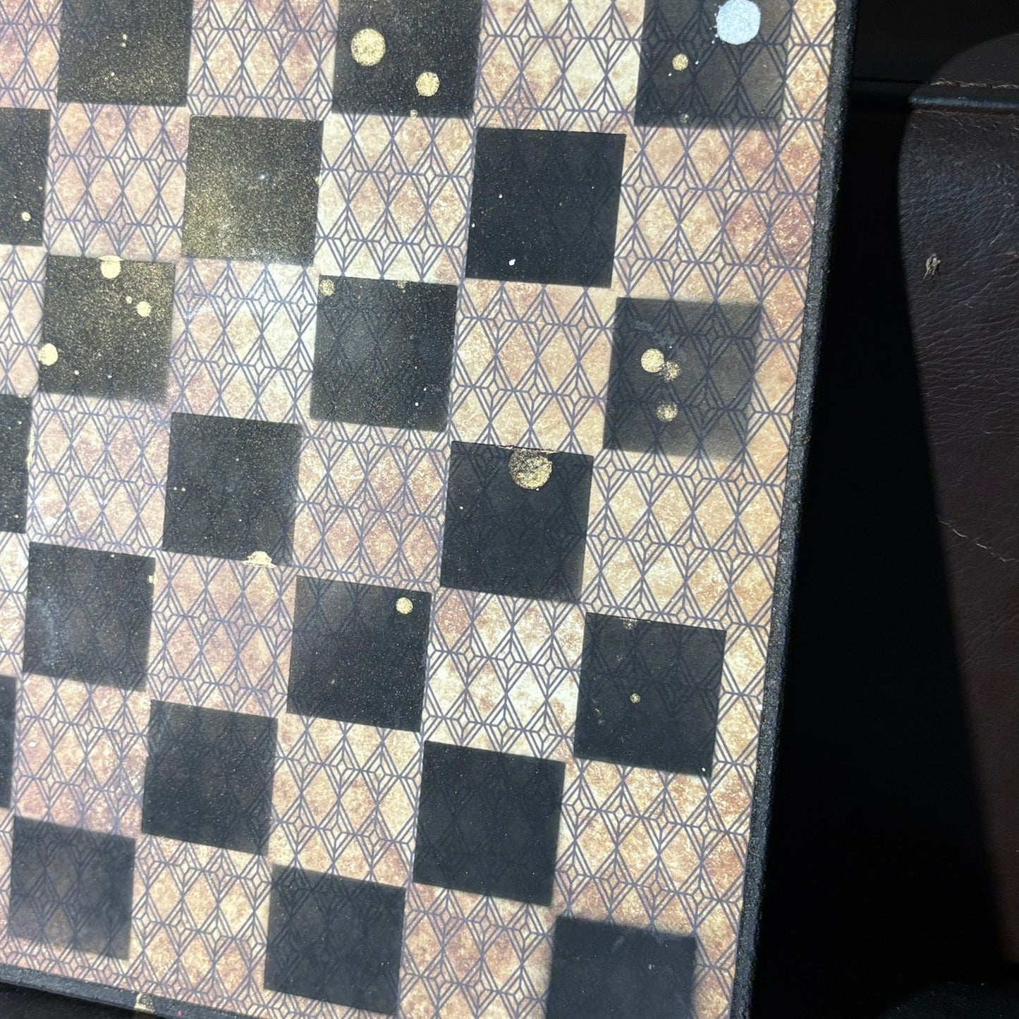 Classy Pattern - Scrapbook Chess Board