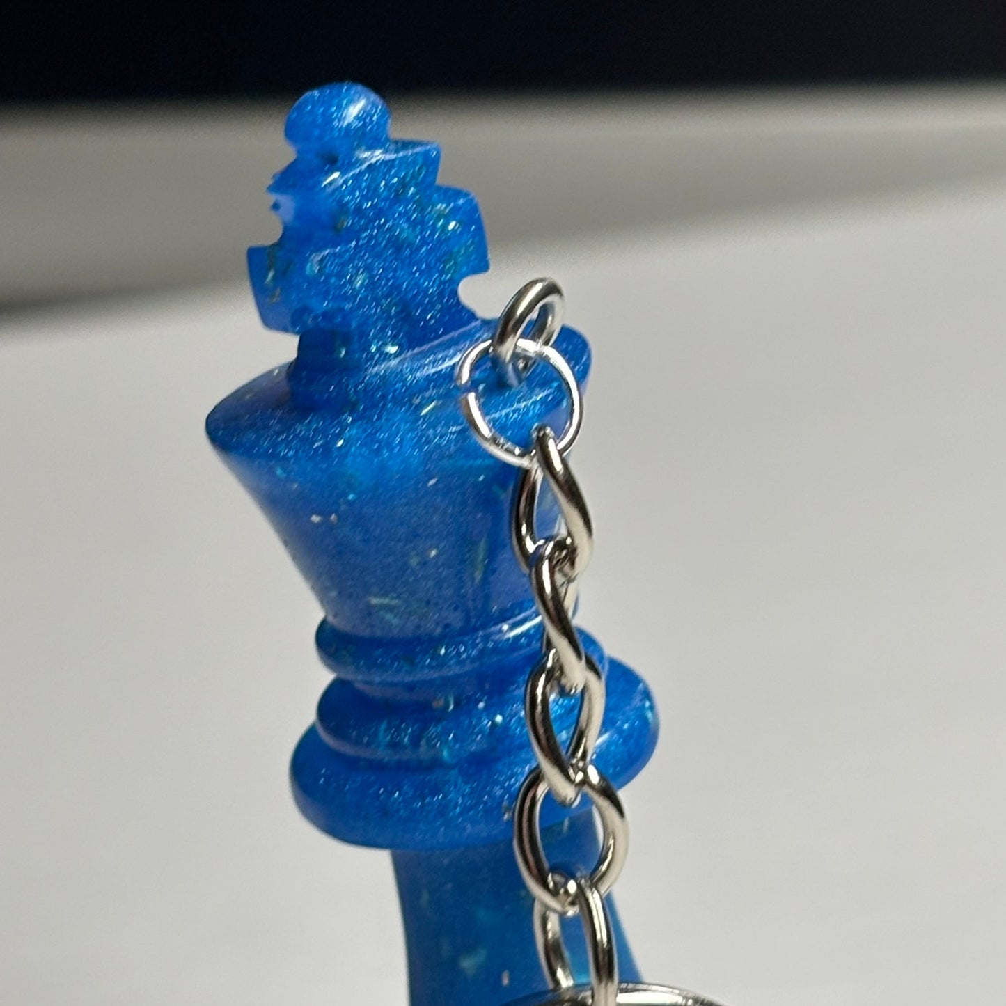 Blue King - Handmade Resin Keychain