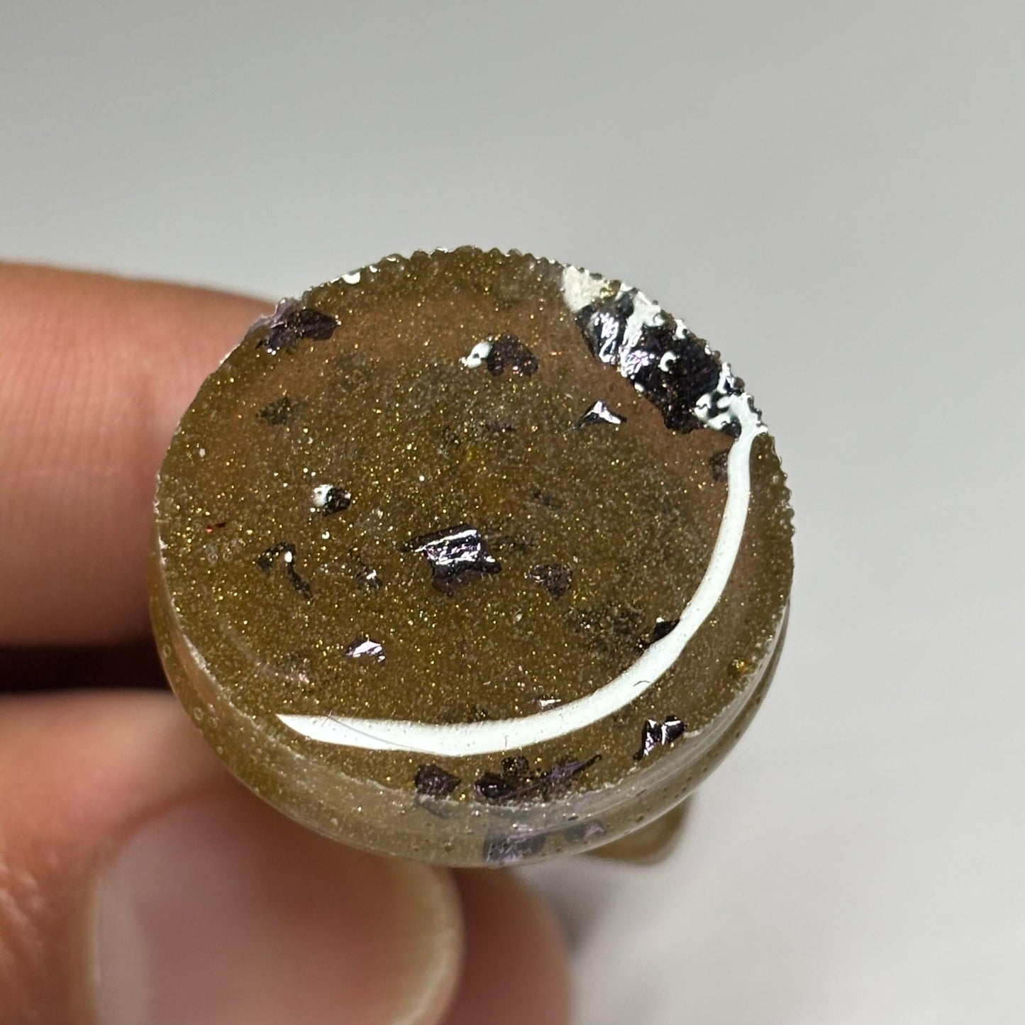 Dark Yellow Knight - Handmade Resin Keychain