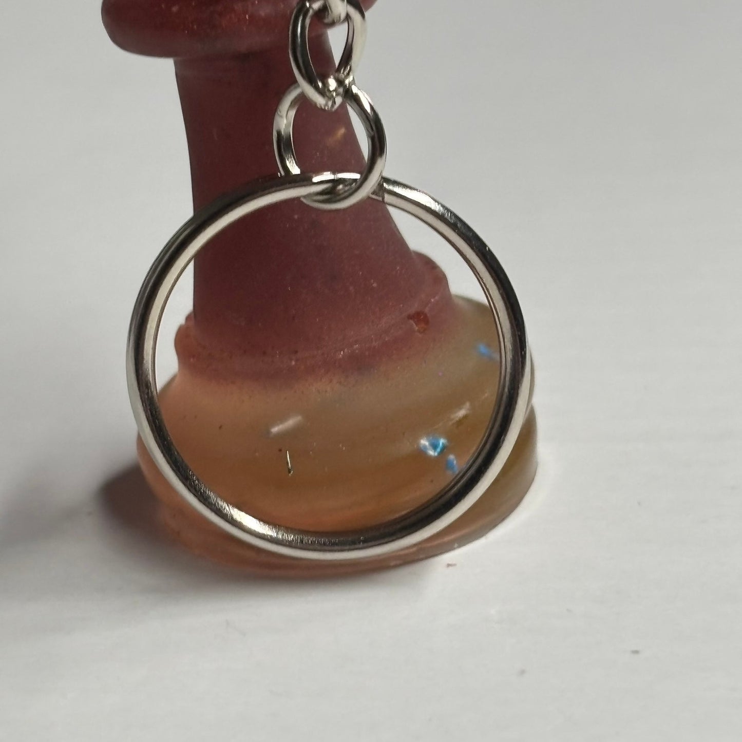 Crimson Red King - Handmade Resin Keychain