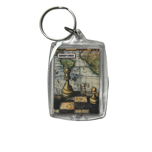 World View - Chess  Photo Keychain