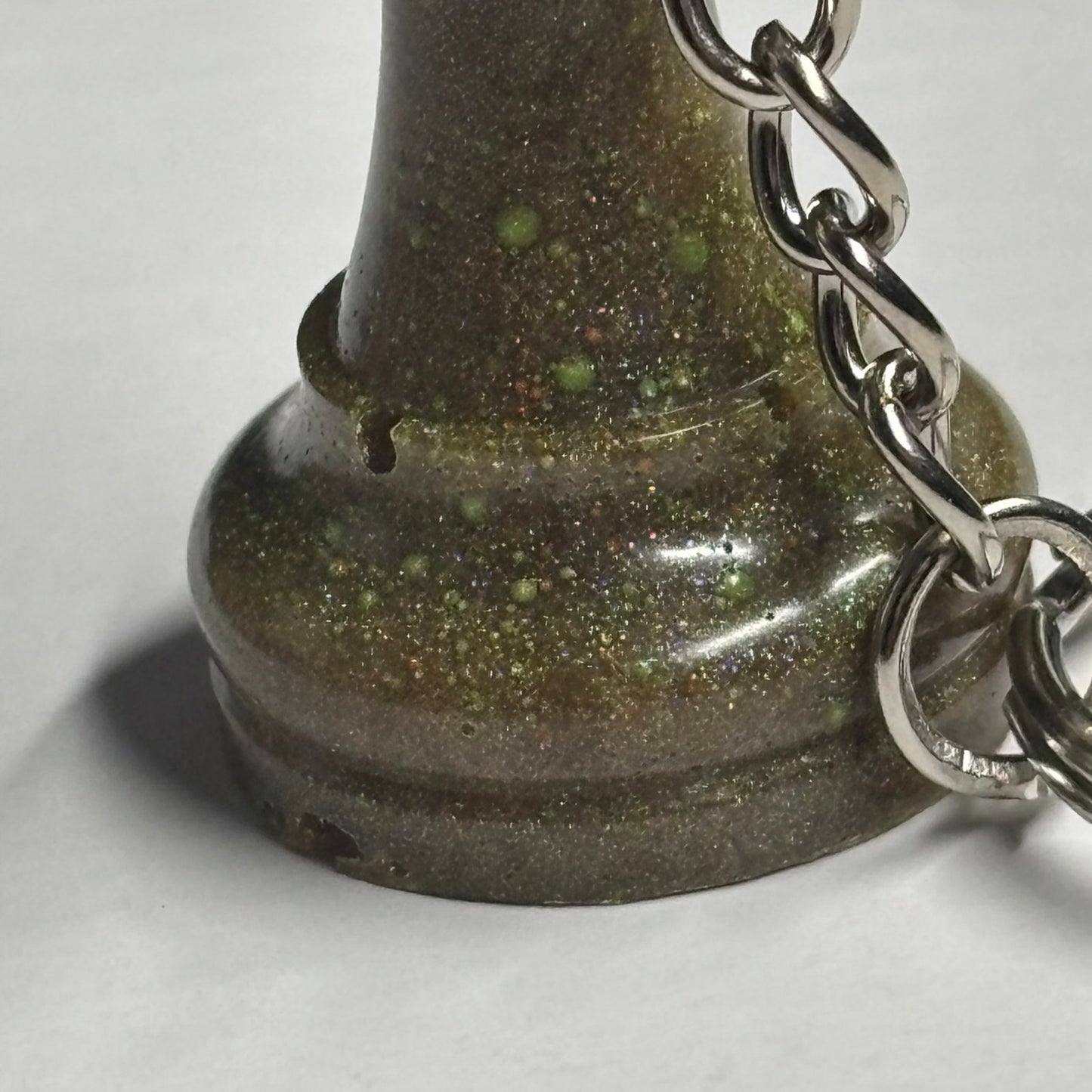 Brown Rook - Handmade Resin Keychain