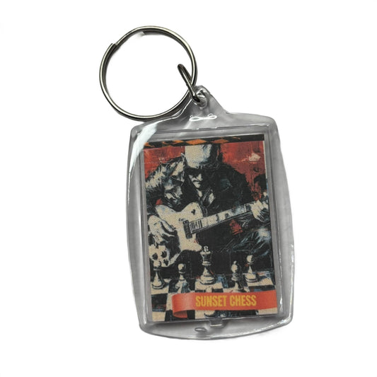 Rock Star - Chess  Photo Keychain