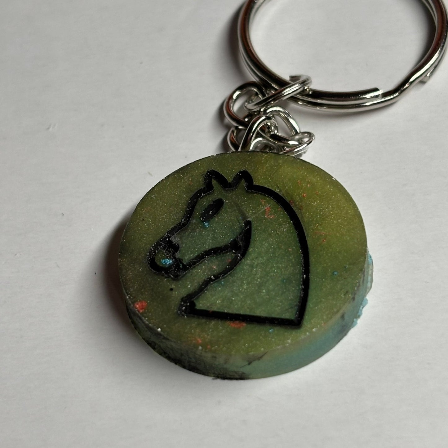 Swampy Knight - Handmade Resin Keychain