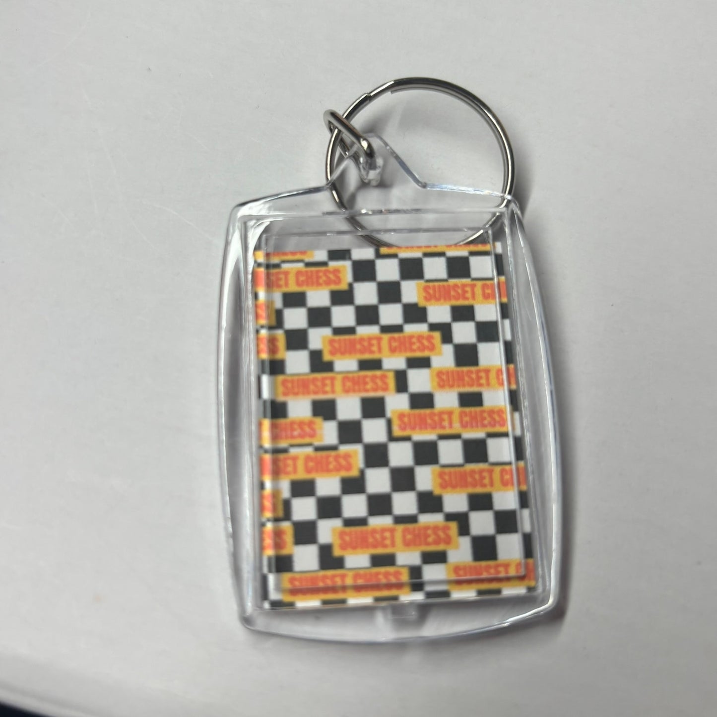 Ice Cream - Chess  Photo Keychain
