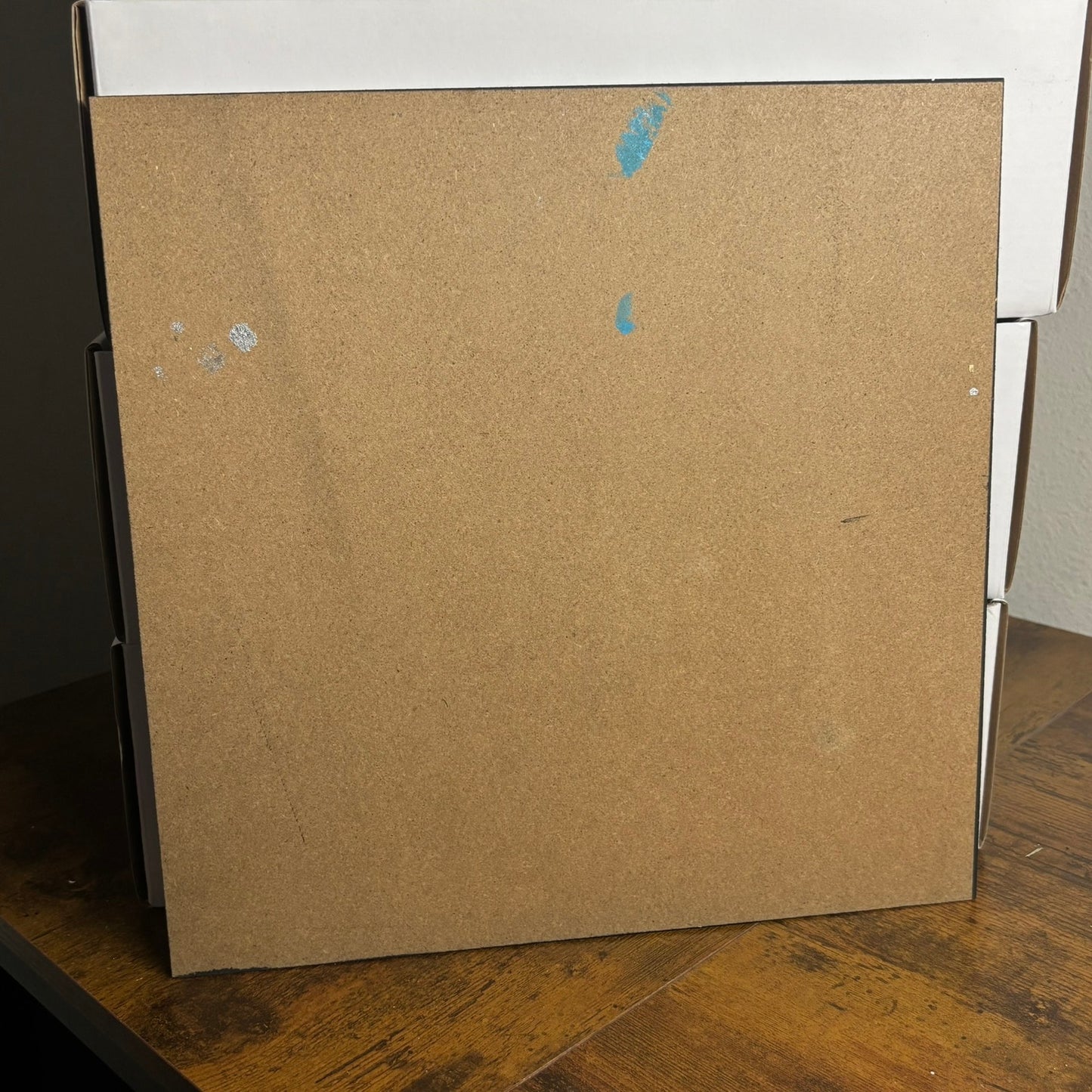 Chrome Blue & Black - Painted Chess Board