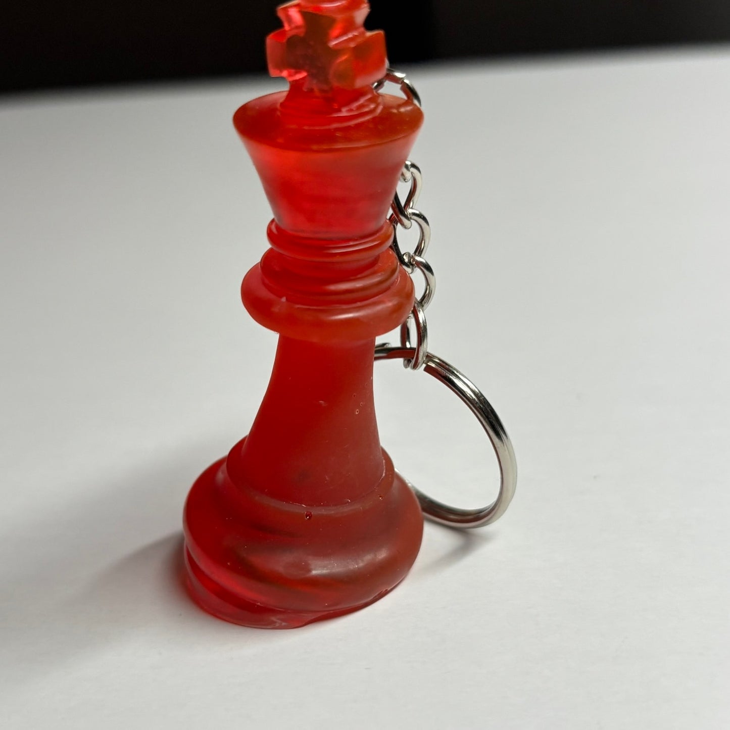 Cherry Red King - Handmade Resin Keychain