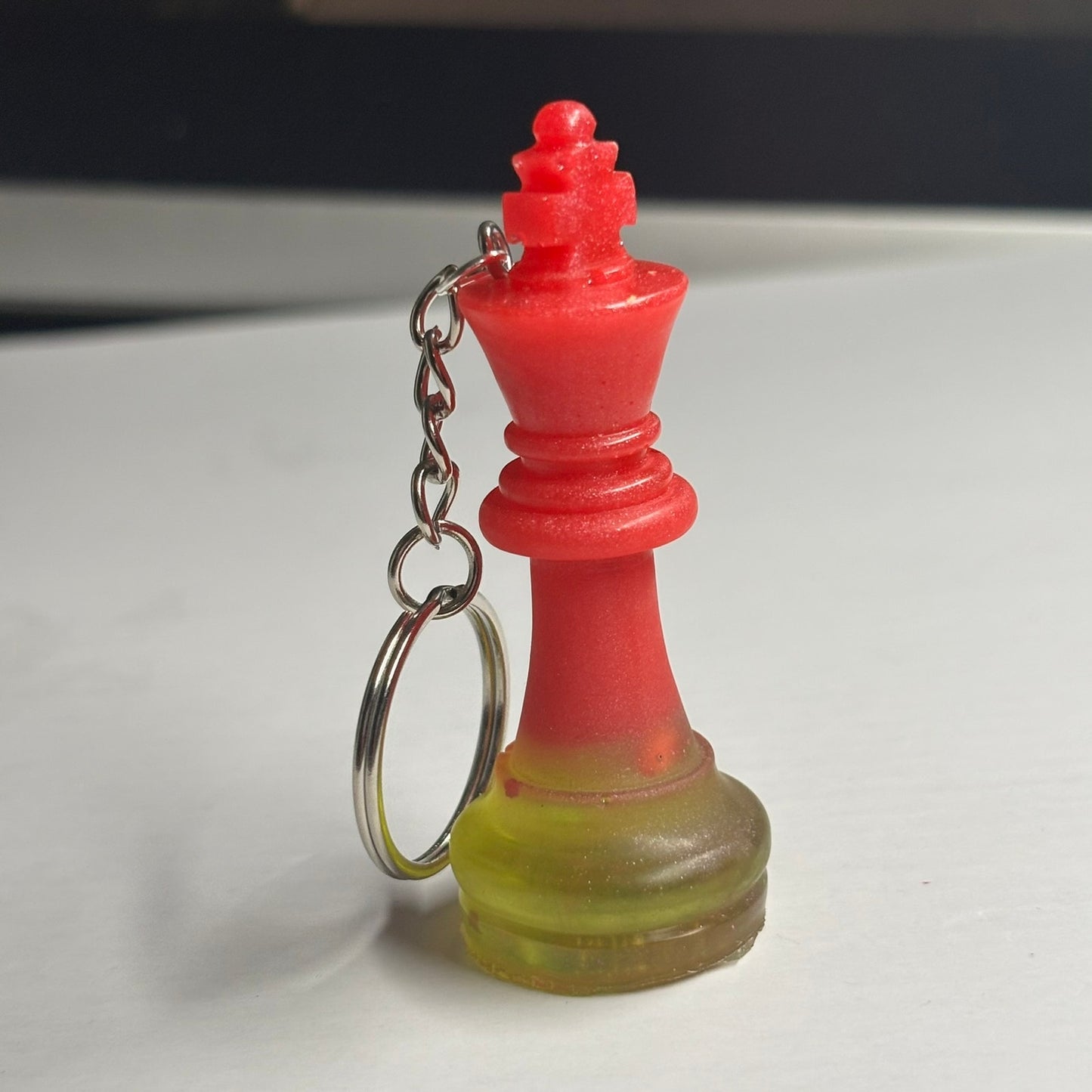 Red/Yellow King - Handmade Resin Keychain