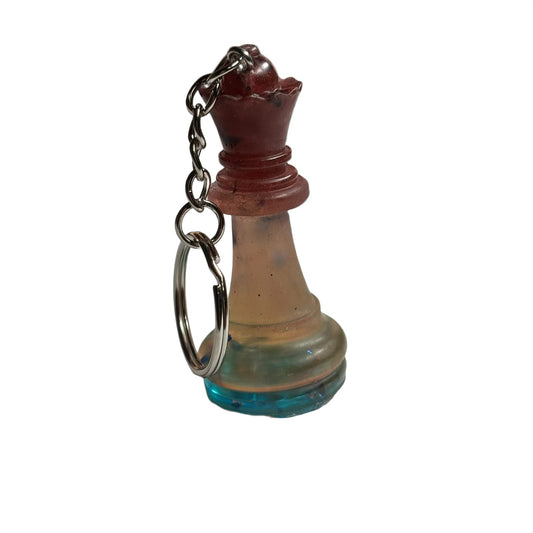 Ocean Beach Queen - Handmade Resin Keychain