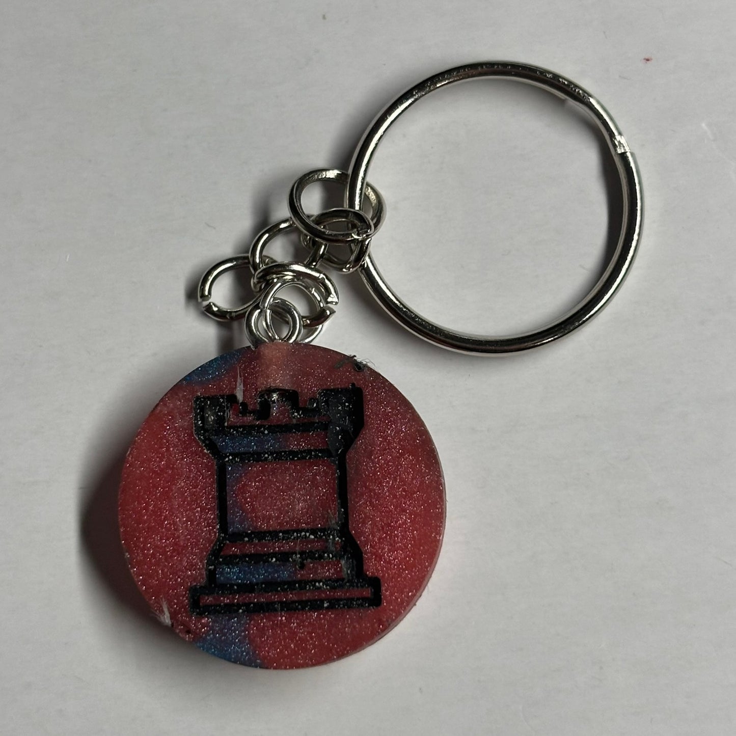 The Mixed Rook - Handmade Resin Keychain