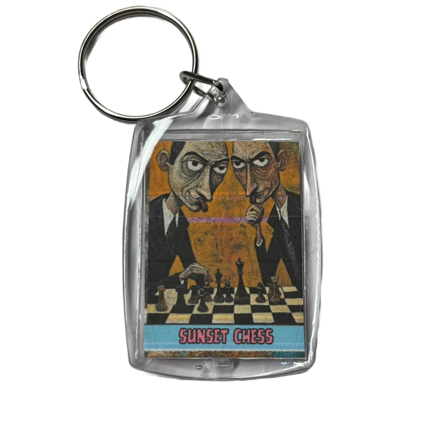 Double Minded - Chess  Photo Keychain