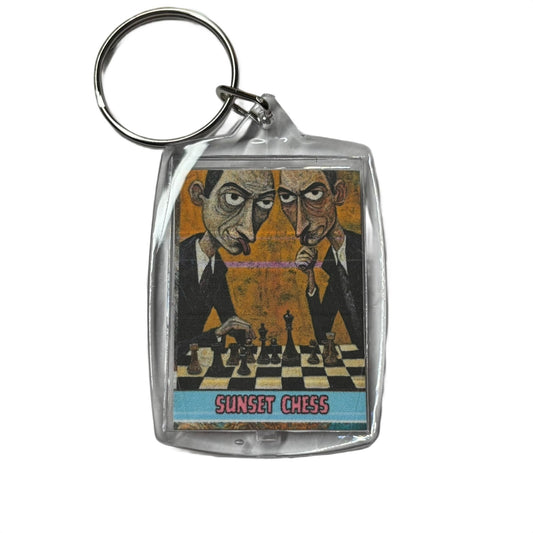 Double Minded - Chess  Photo Keychain