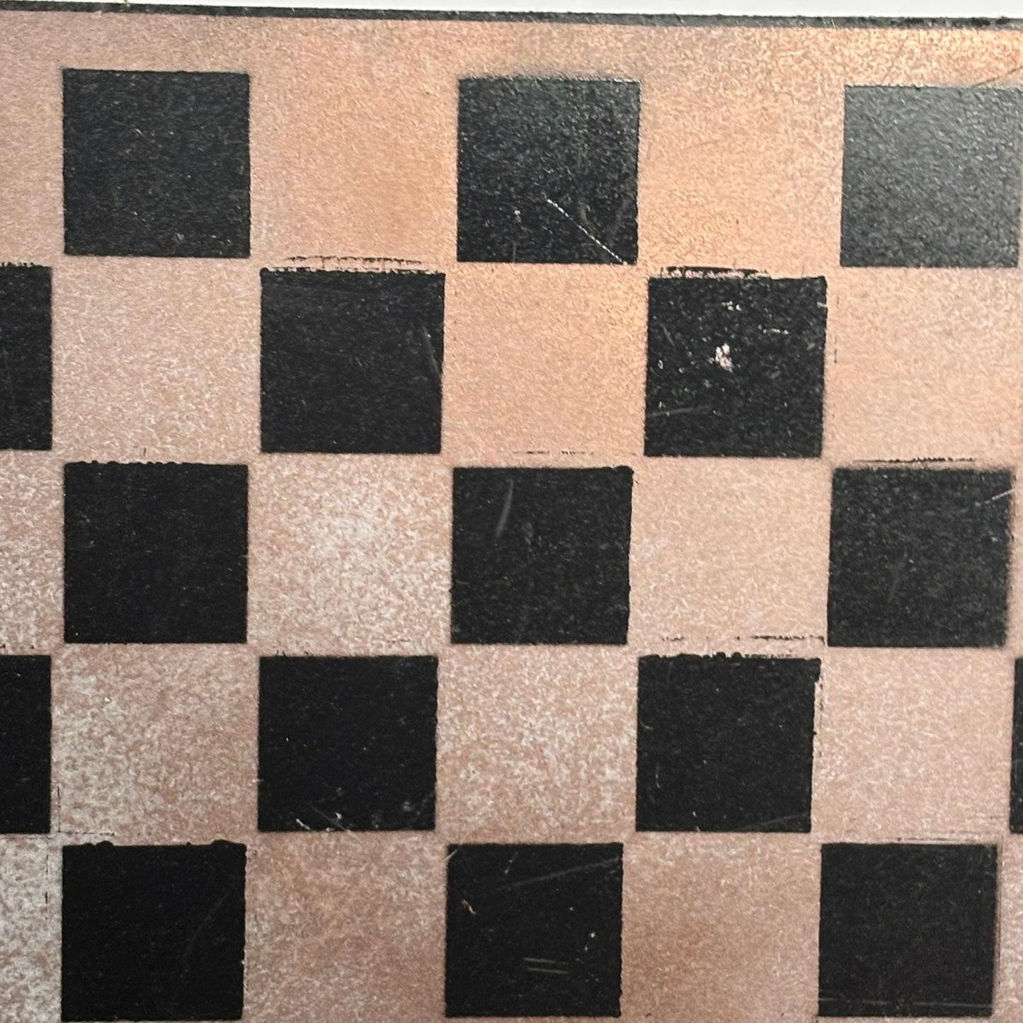 Rustic Brown - Painted Chess Board