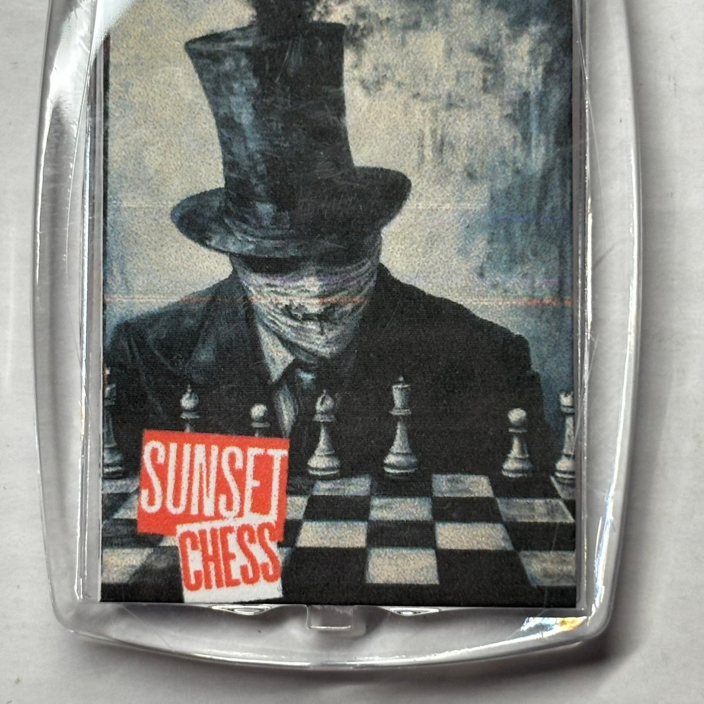 Mystery Man - Chess  Photo Keychain
