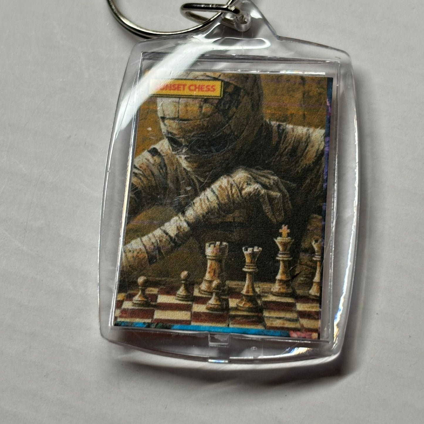 Mummy - Chess  Photo Keychain