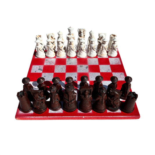 Candy Red - Chinese Edition Chess Set