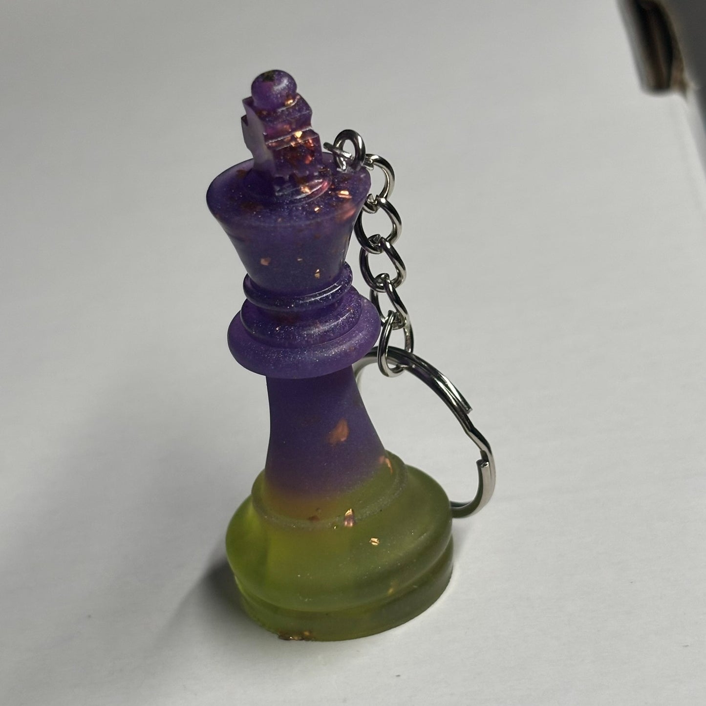 Purple Royalty King - Handmade Resin Keychain