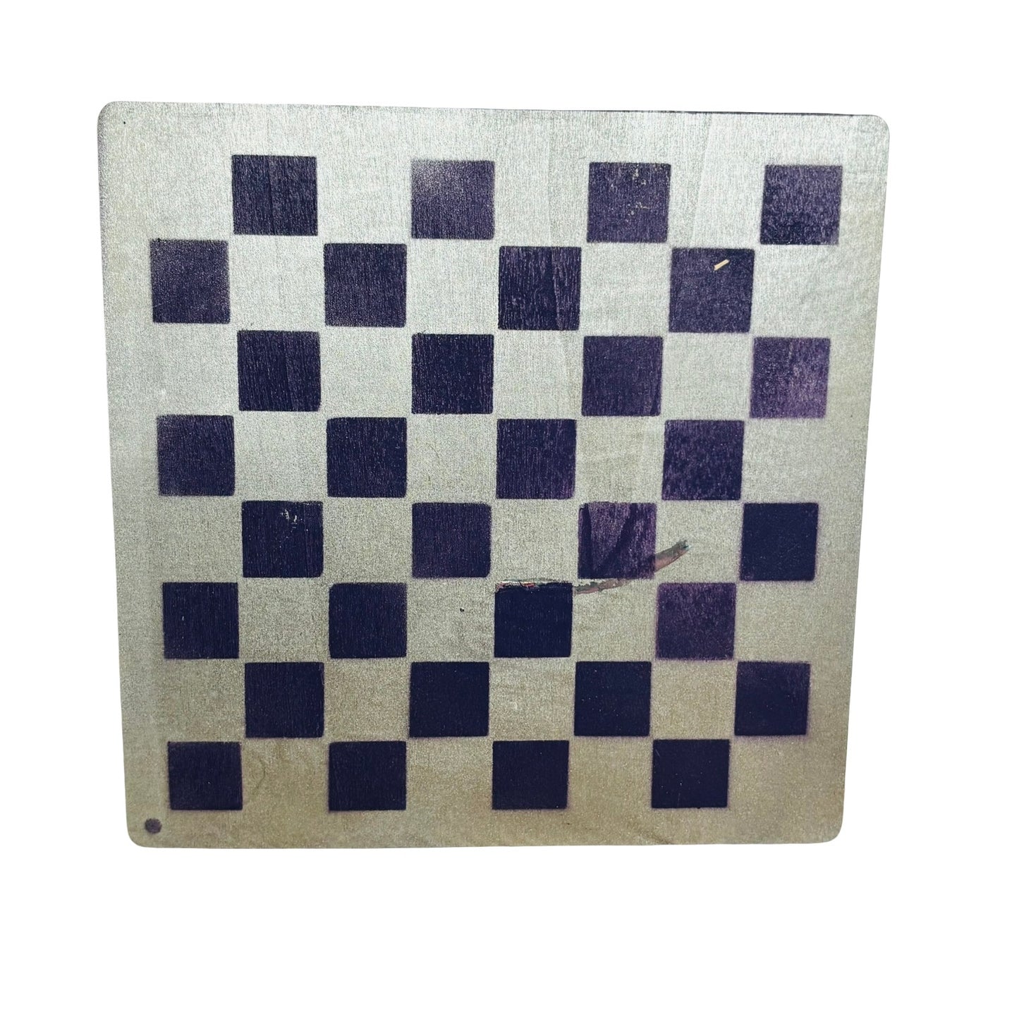 Dark Purple Chrome - Painted Thin Wooden Chess Board