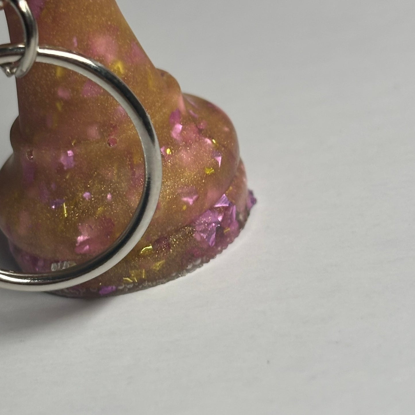 Yellow /Purple King - Handmade Resin Keychain