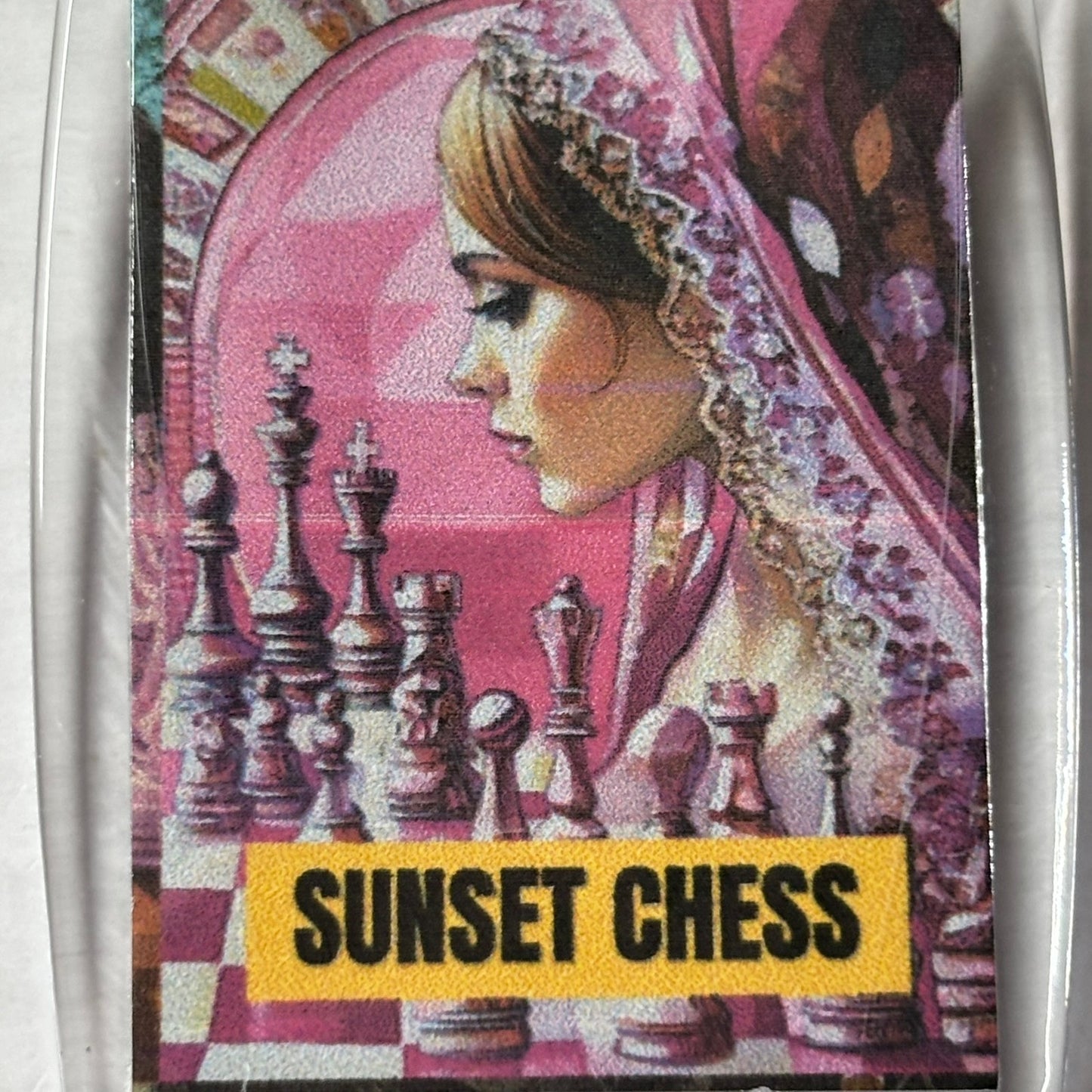 Pink Madam - Chess  Photo Keychain