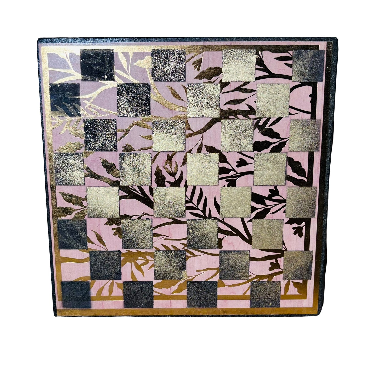 Vintage Gold - Scrapbook Chess Board