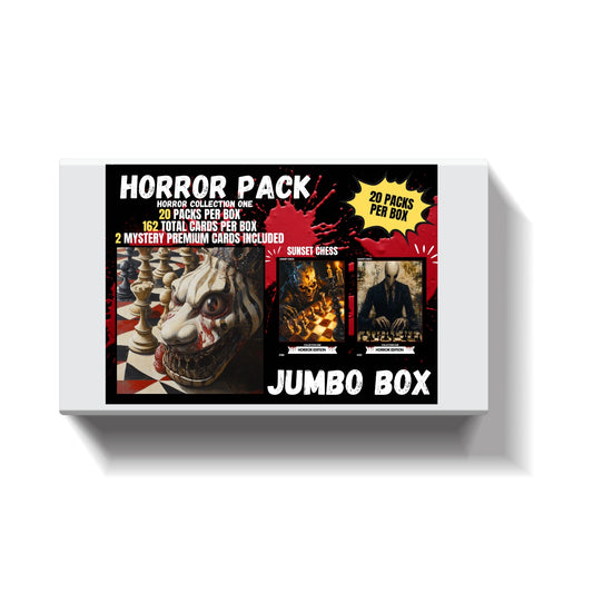 Horror Pack One - Jumbo Box Pack - Chess Trading Cards