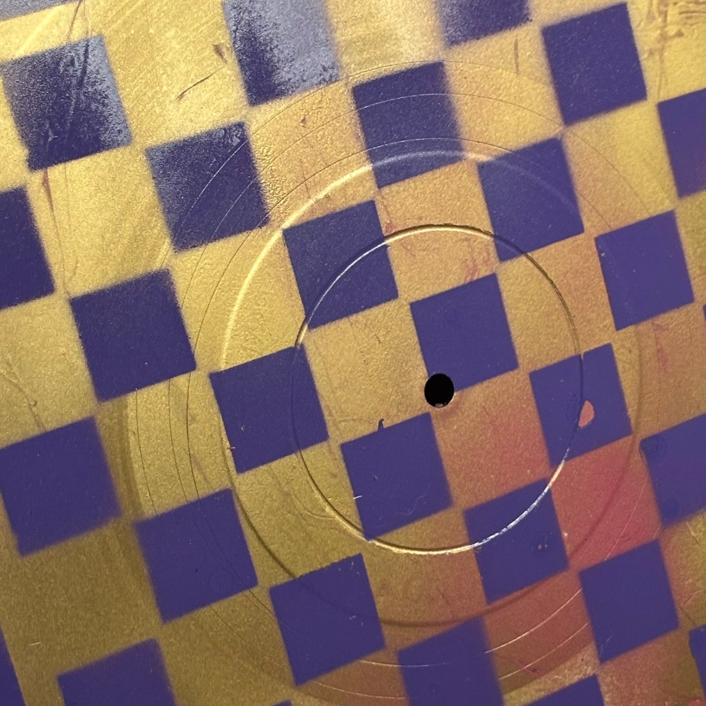 Purple & Gold - Vinyl Chess Board