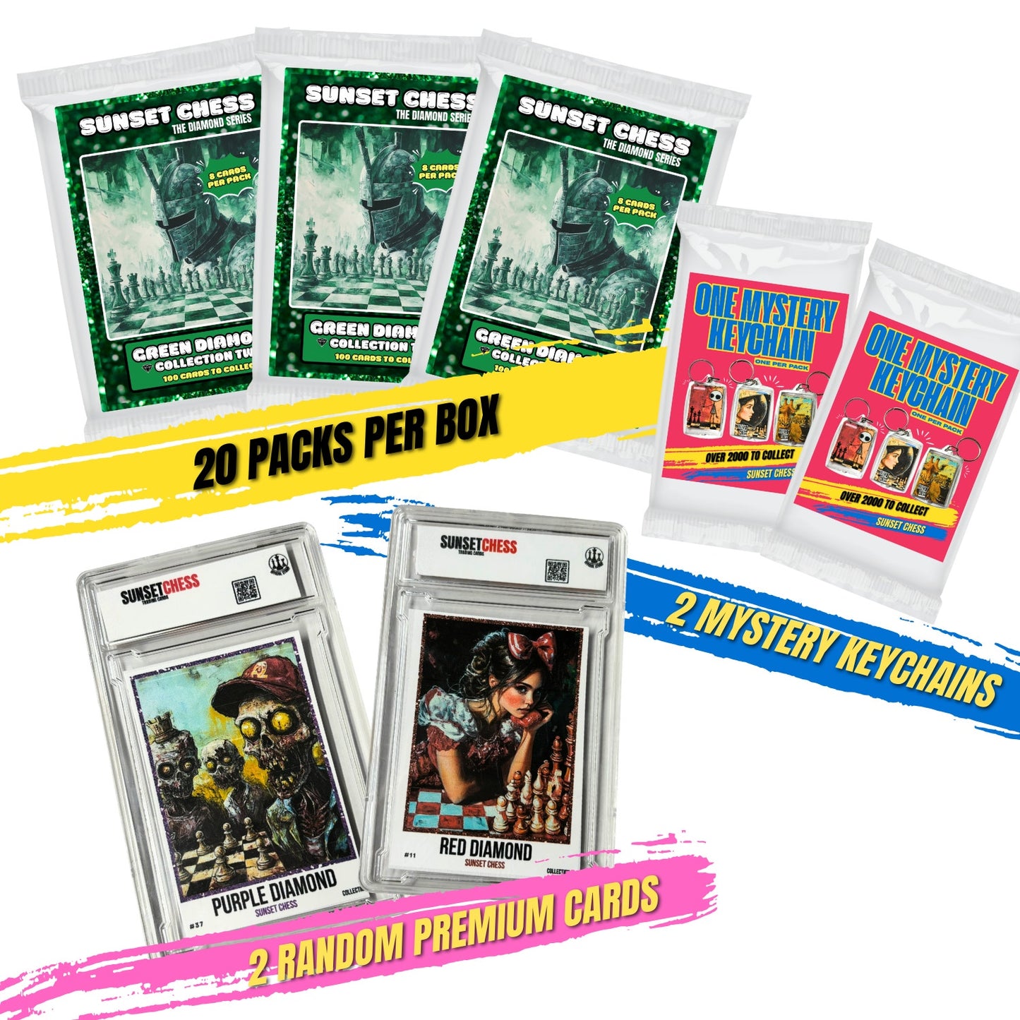 Green Diamond Part 2 - Jumbo Box Pack - Chess Trading Cards
