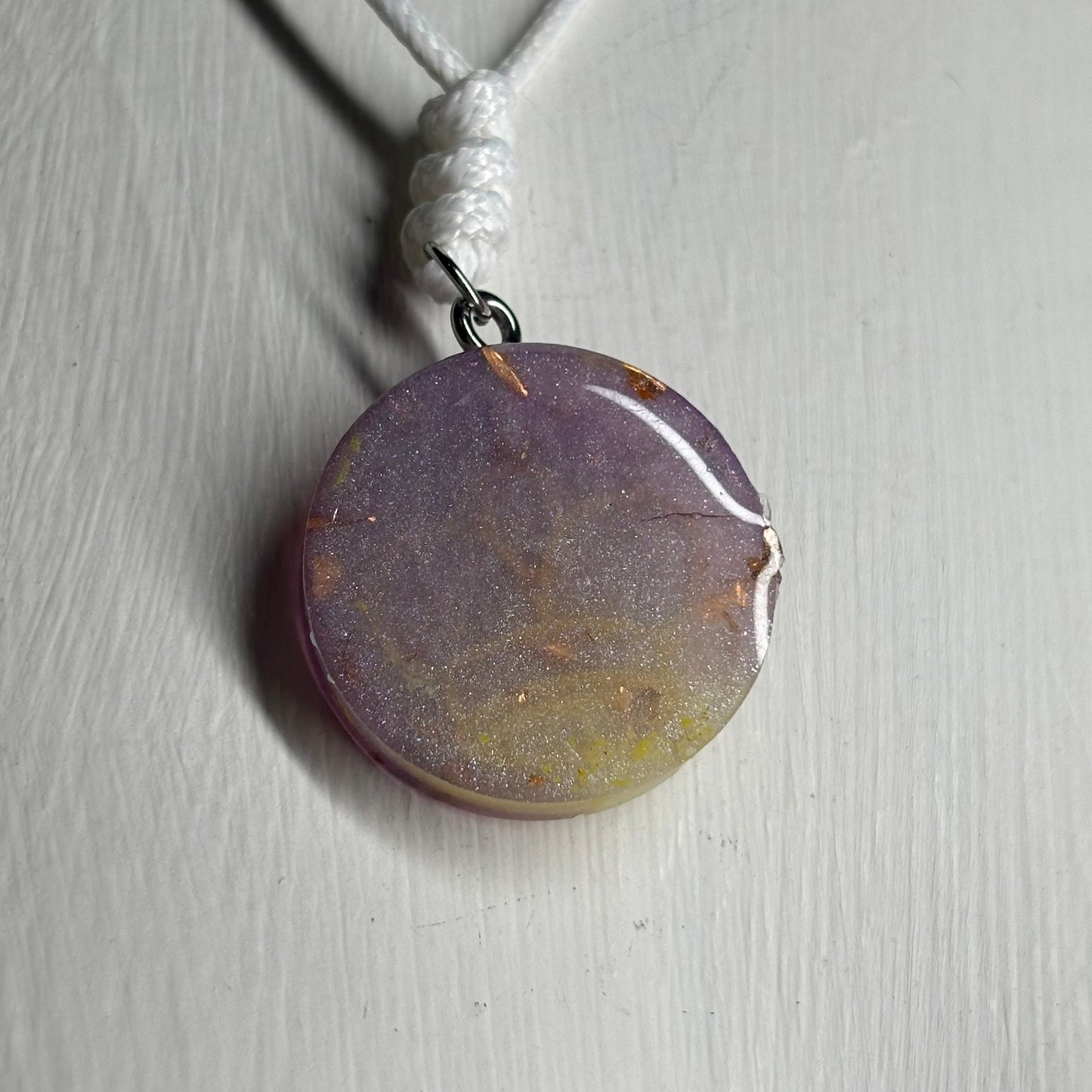 Laker Purple King - Handmade Resin Chess Necklace