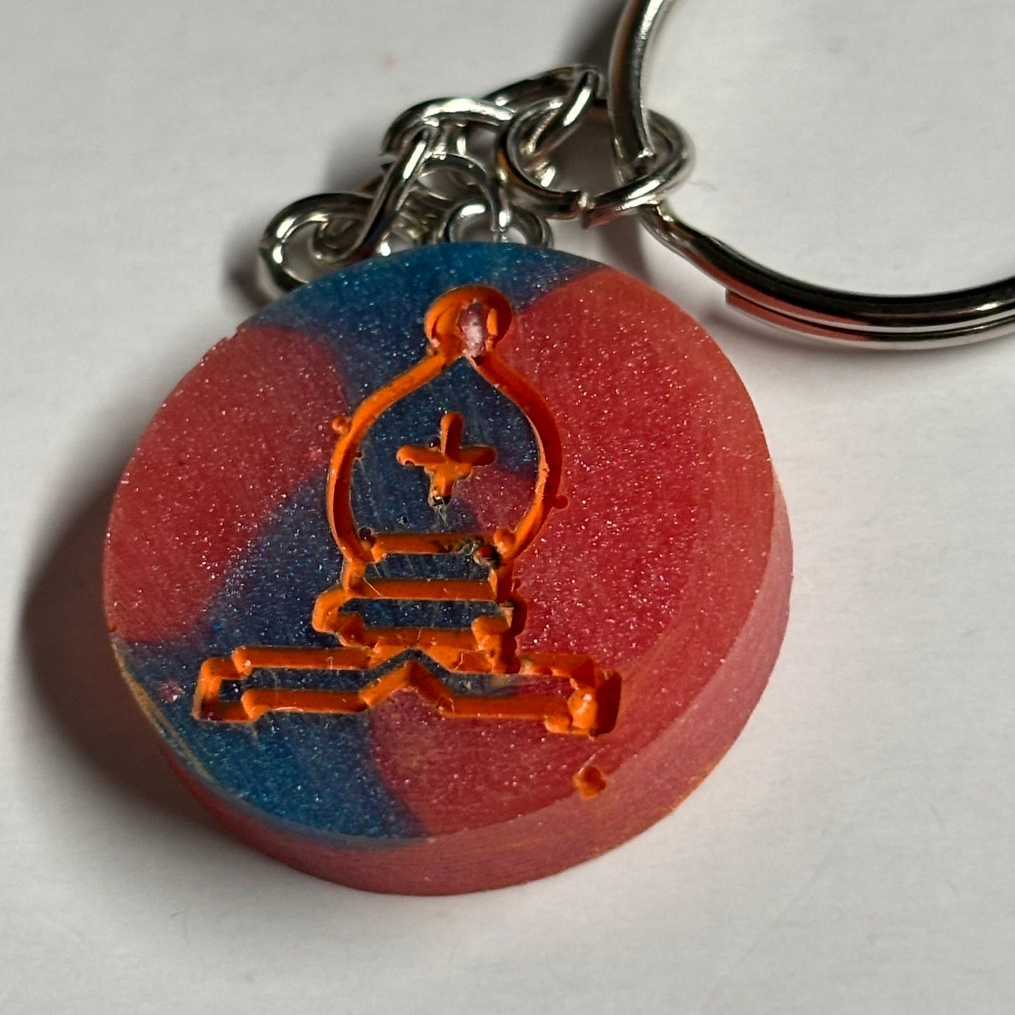 Bishop Color Mix - Handmade Resin Keychain