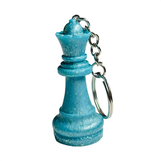Iced Blue Queen - Handmade Resin Keychain