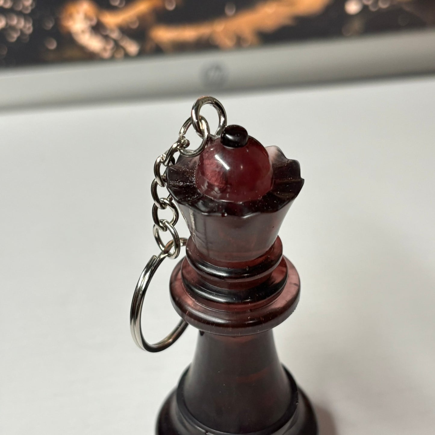 Widows Queen - Handmade Resin Keychain - Large Edition