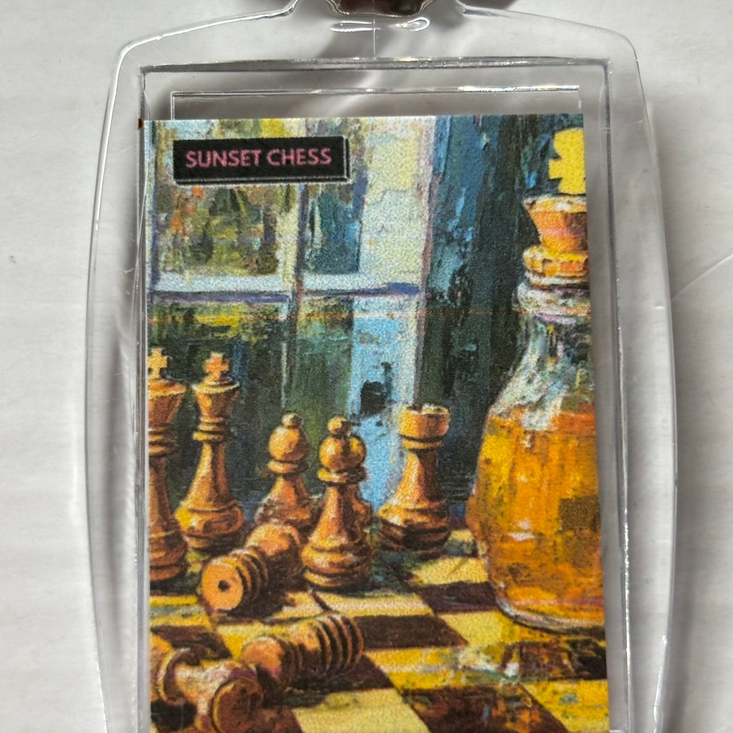 Honey - Chess  Photo Keychain