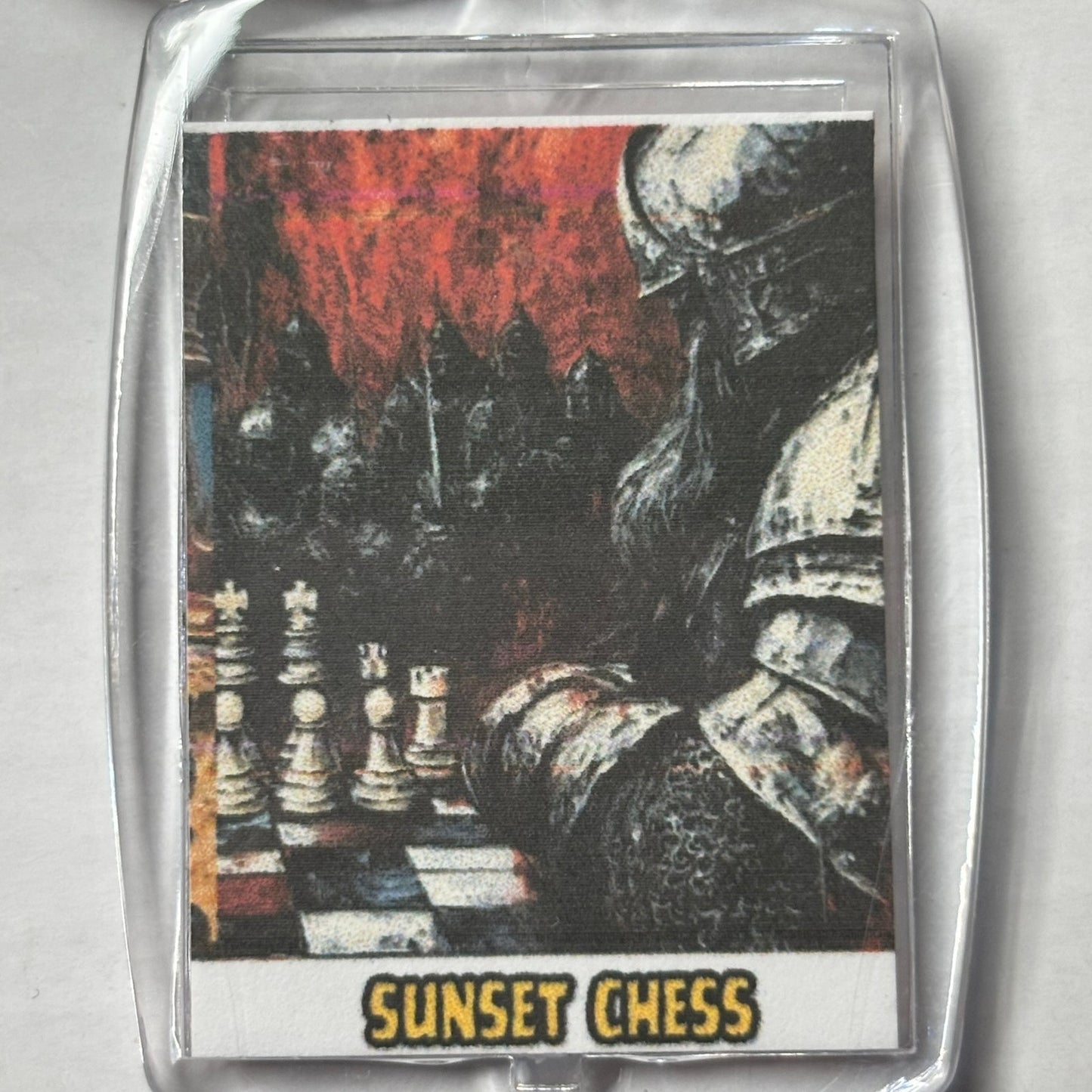 Classic Knight - Chess  Photo Keychain