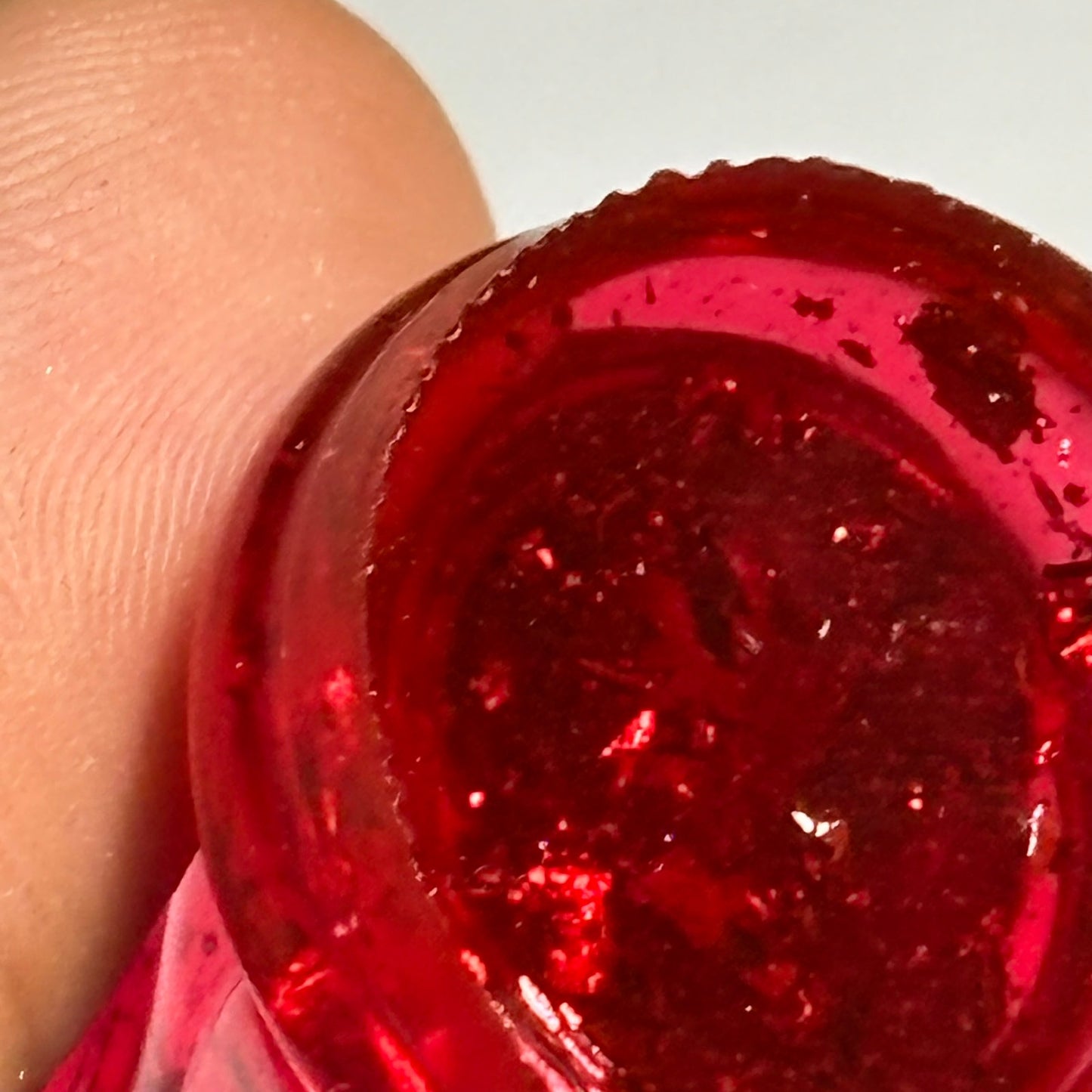 Red Crystal Knight - Handmade Resin Keychain