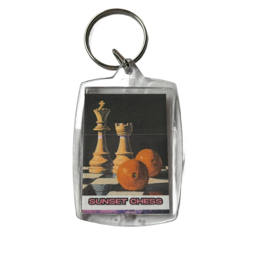 Oranges - Chess  Photo Keychain