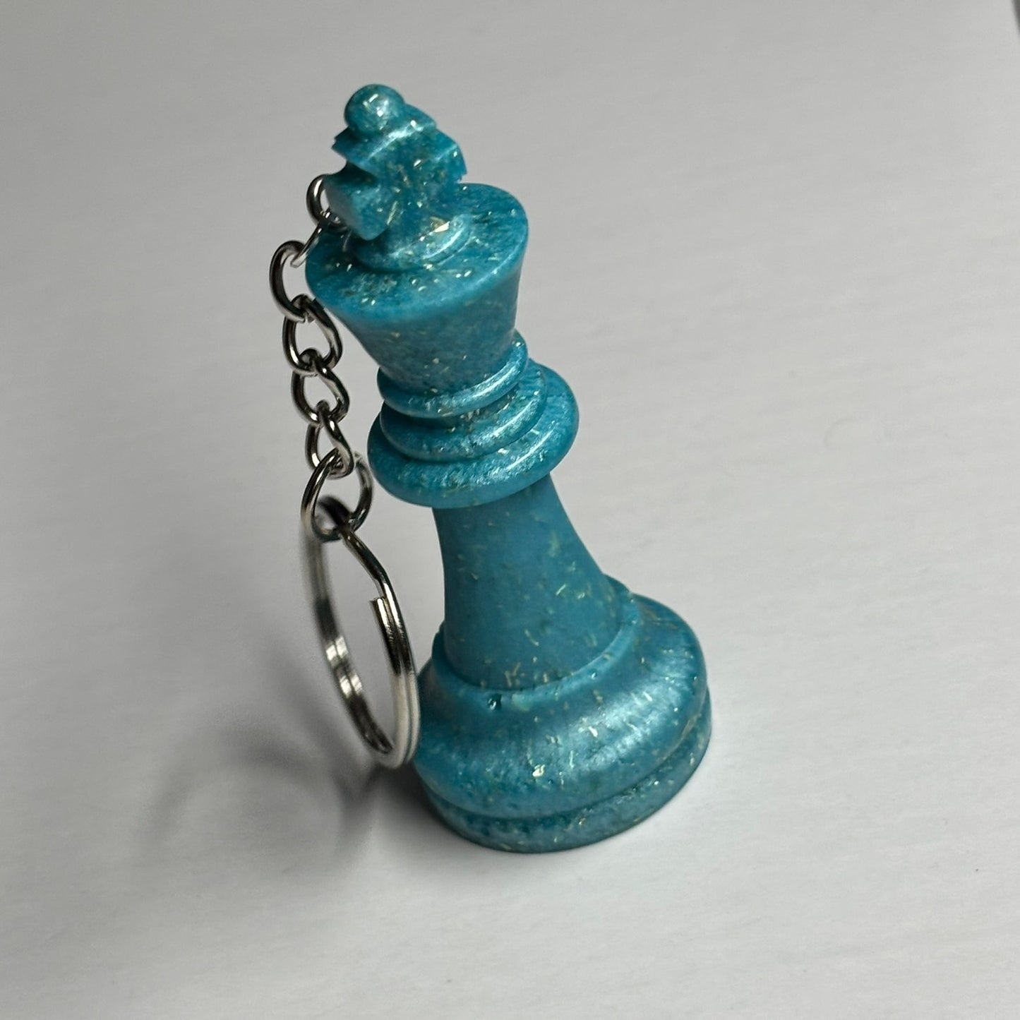 Blue King - Handmade Resin Keychain