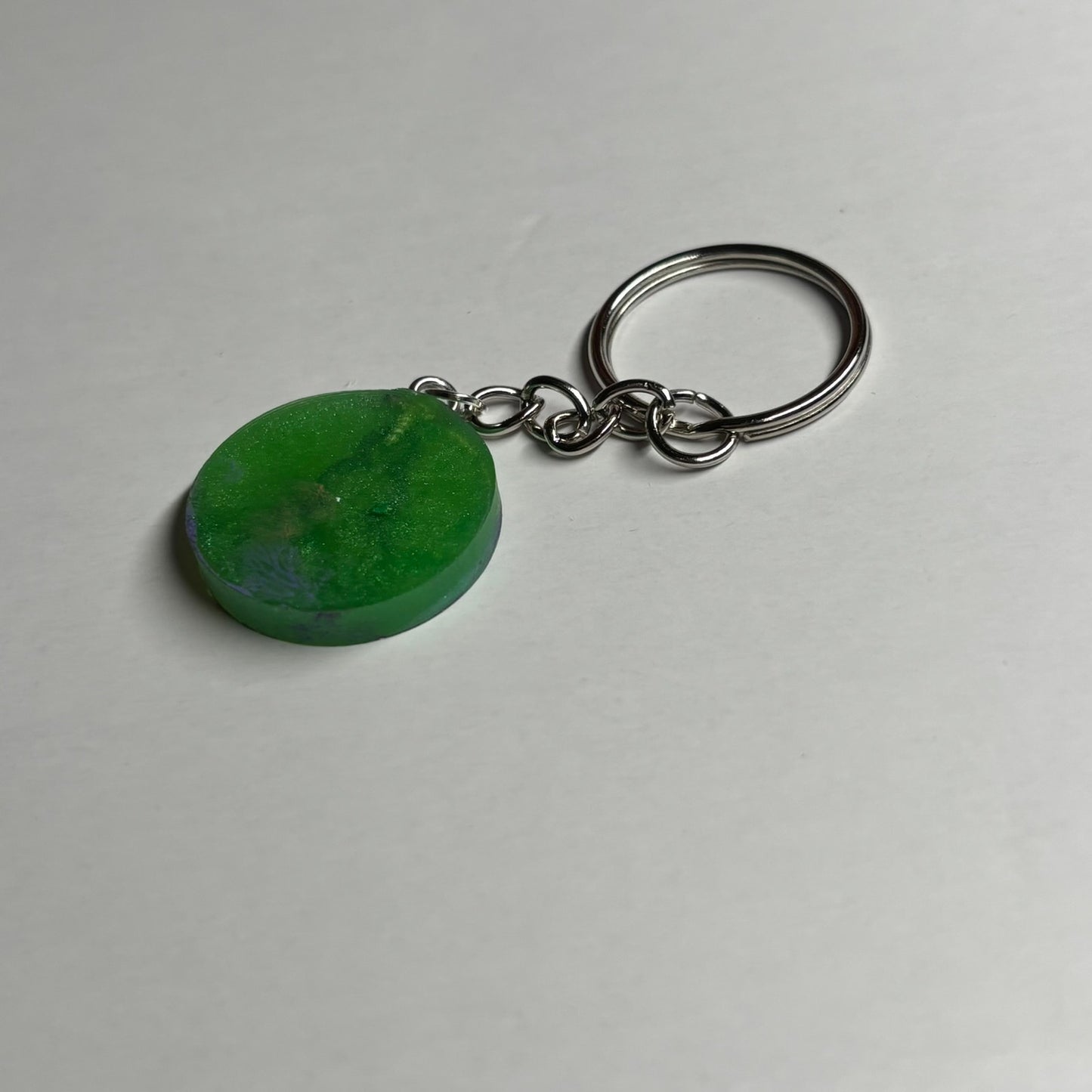 Purple Green Pawn - Handmade Resin Keychain