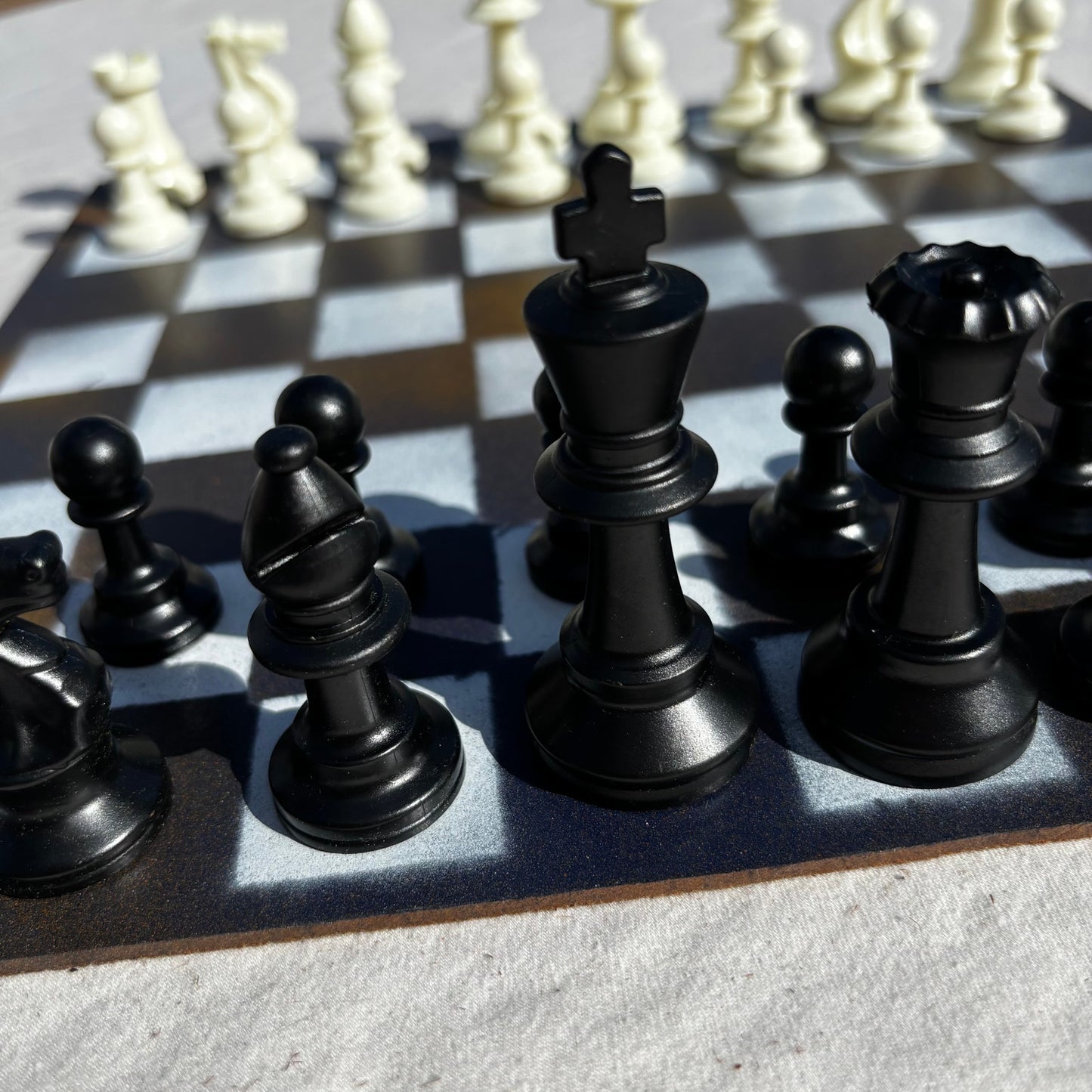 Alien Dark - Painted Chess Set