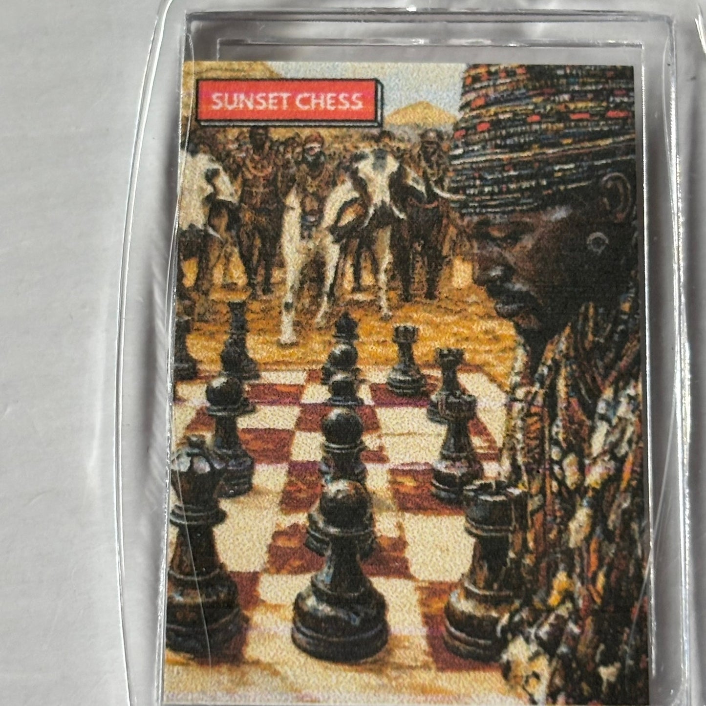 Africa - Chess  Photo Keychain