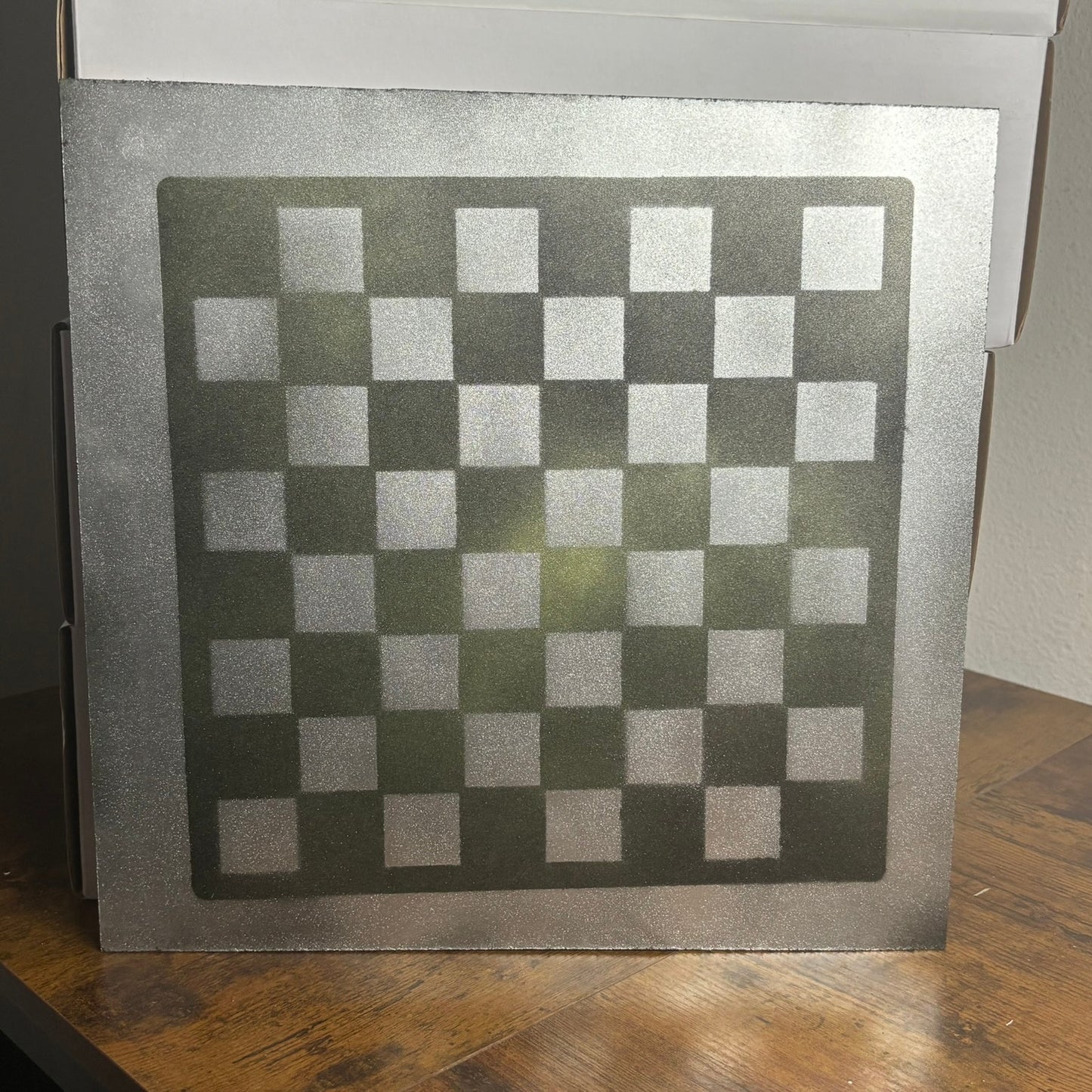 Rustic Green - Painted Chess Board