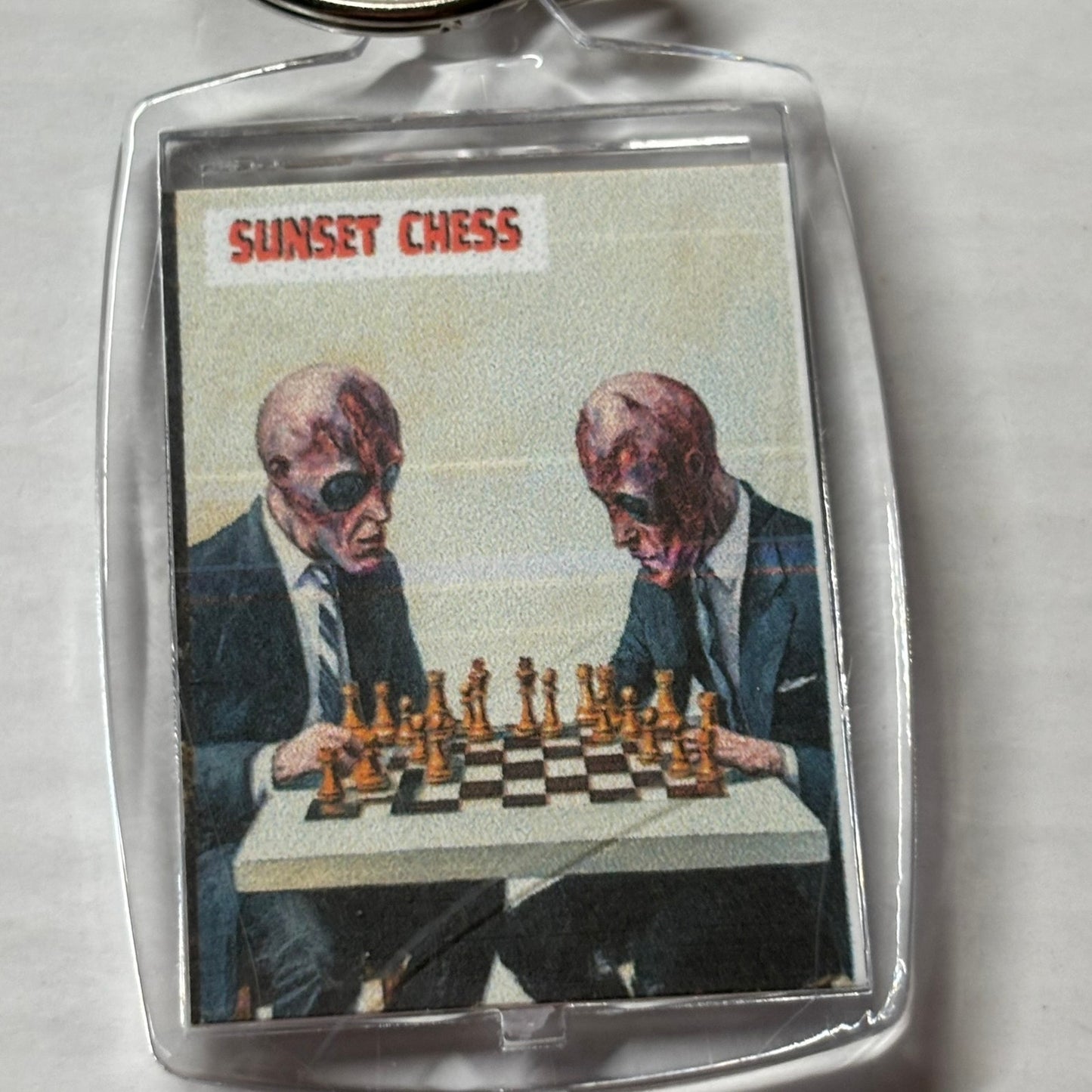Skin Face - Chess  Photo Keychain
