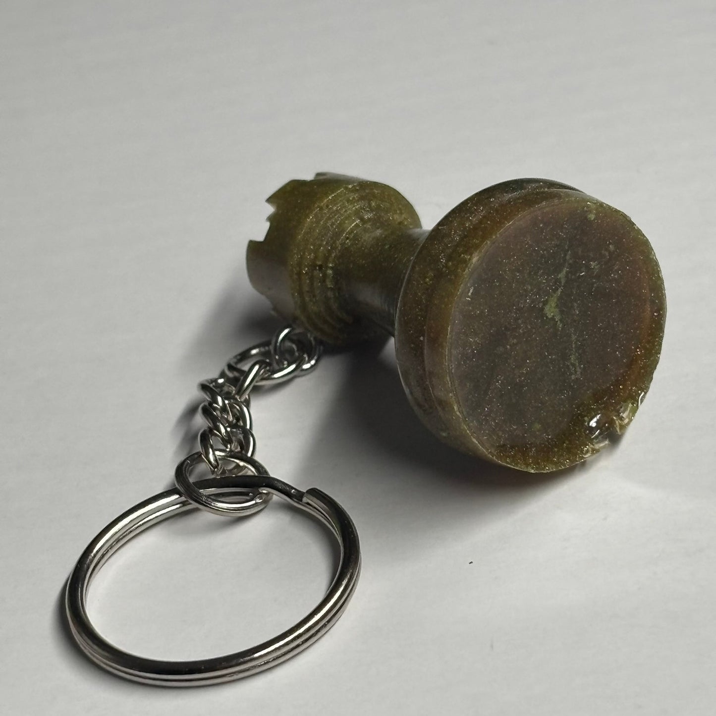 Brown Rook - Handmade Resin Keychain