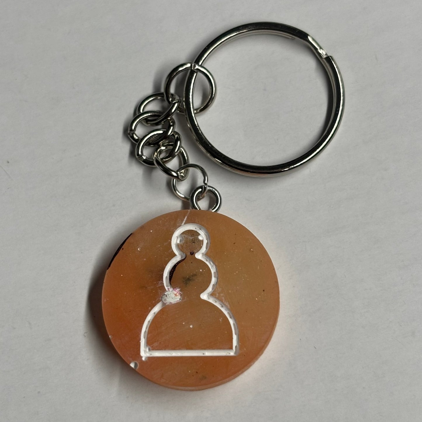 Sunset Pawn - Handmade Resin Keychain