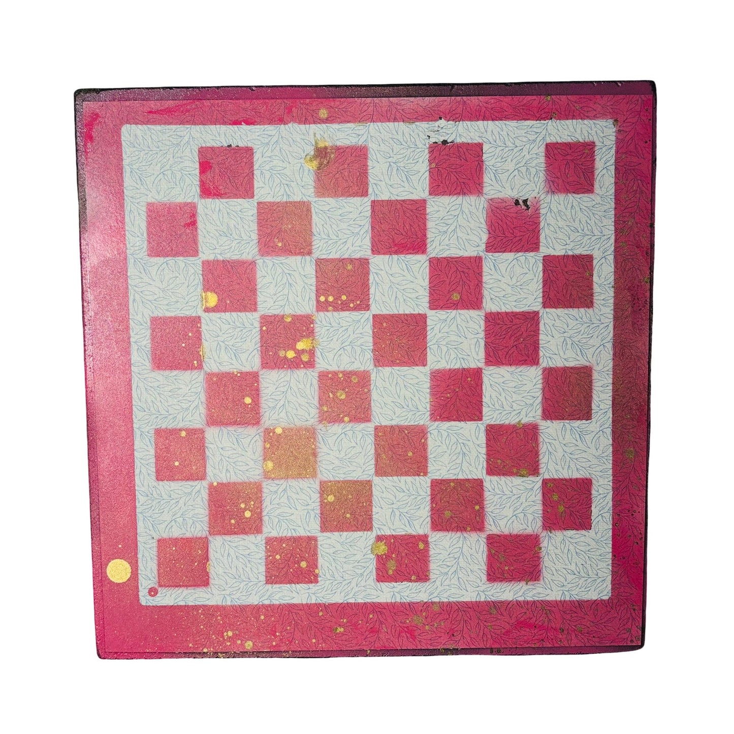 Classic Pink - Scrapbook Chess Board