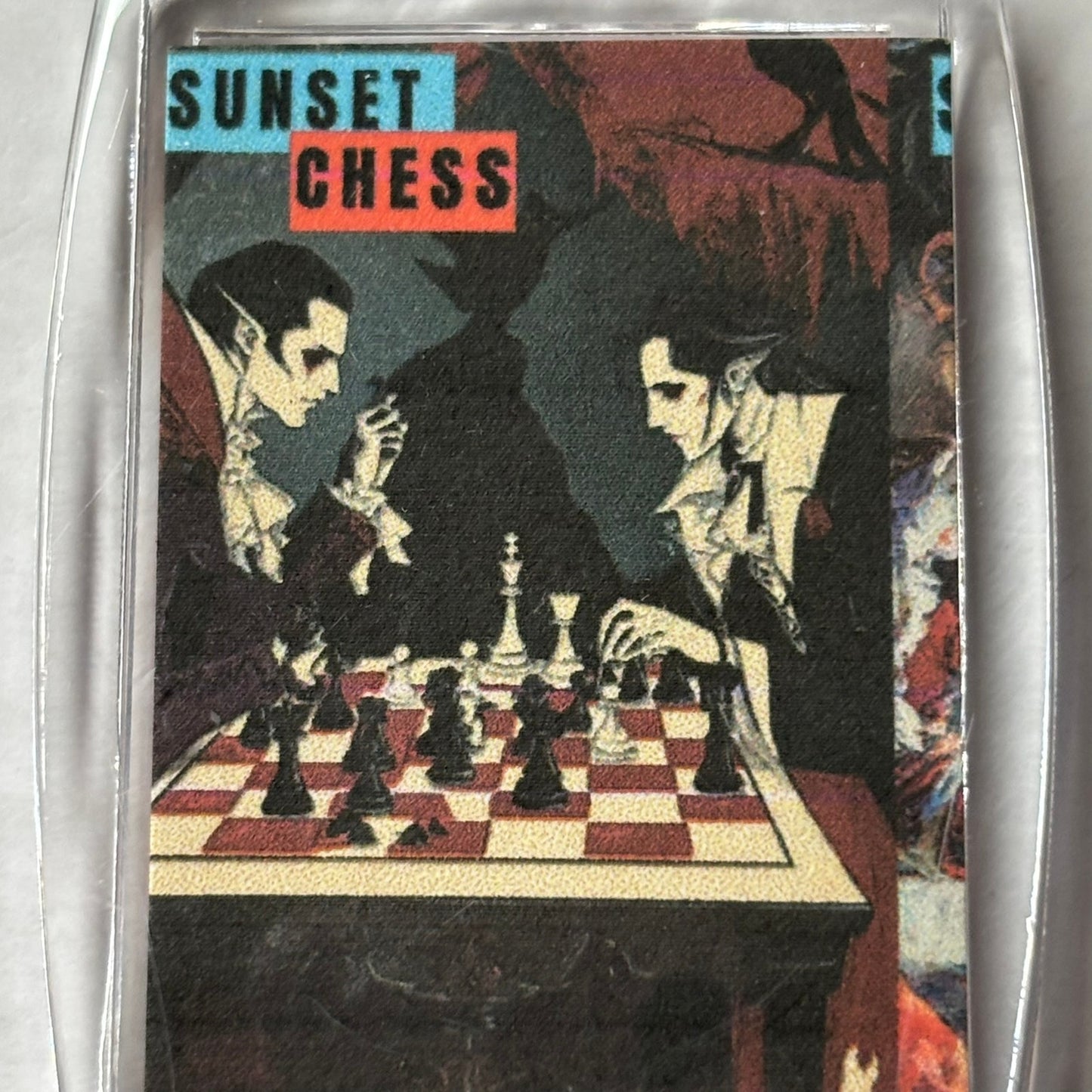 Family Ties - Chess  Photo Keychain