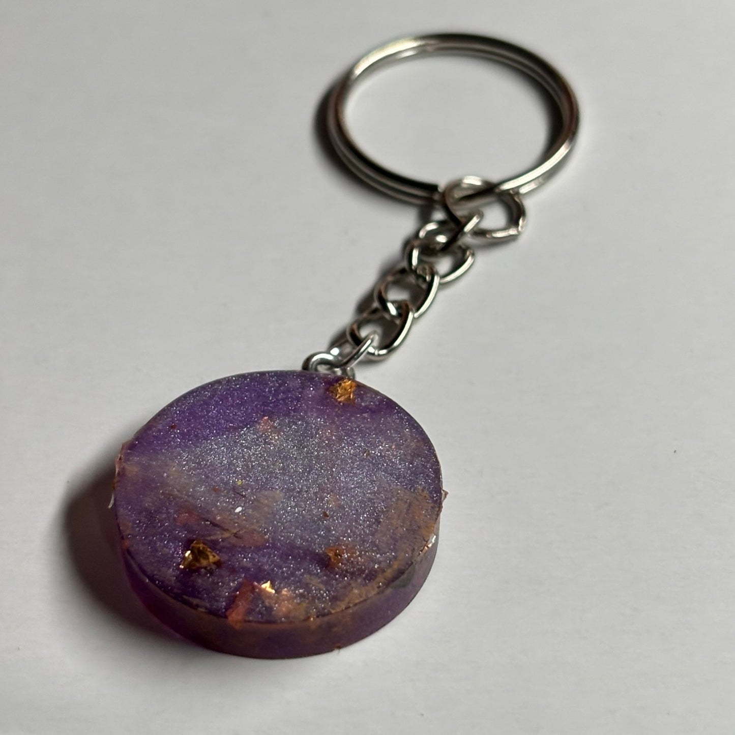 Purple Royal Pawn - Handmade Resin Keychain - Flat Edition