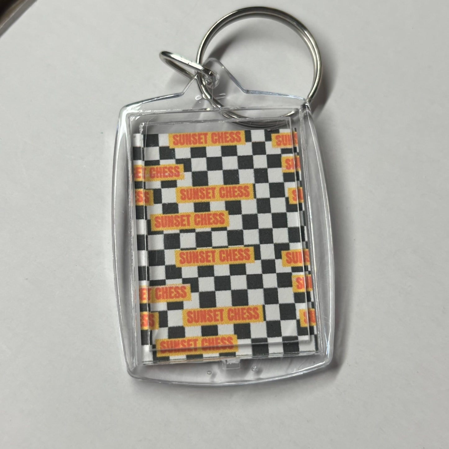 Space Astronaut - Chess  Photo Keychain