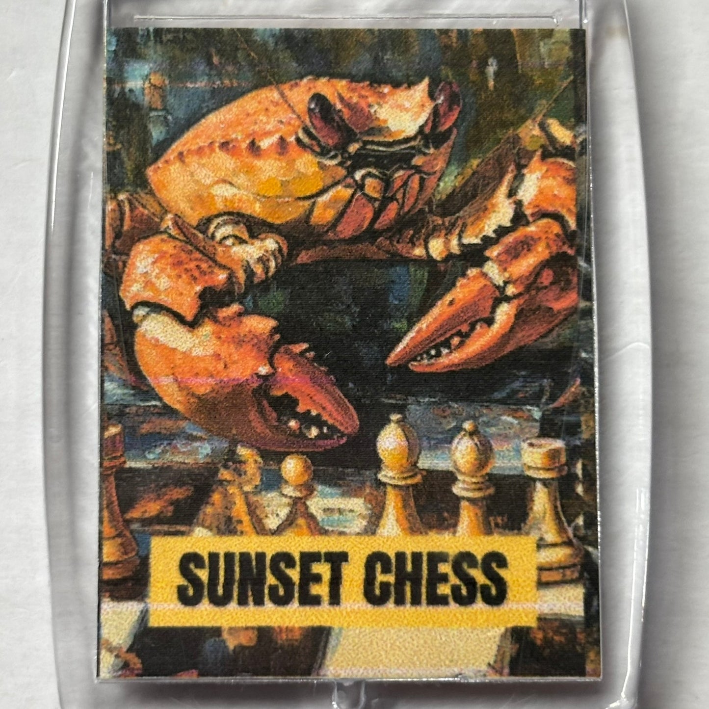 Crabby - Chess  Photo Keychain