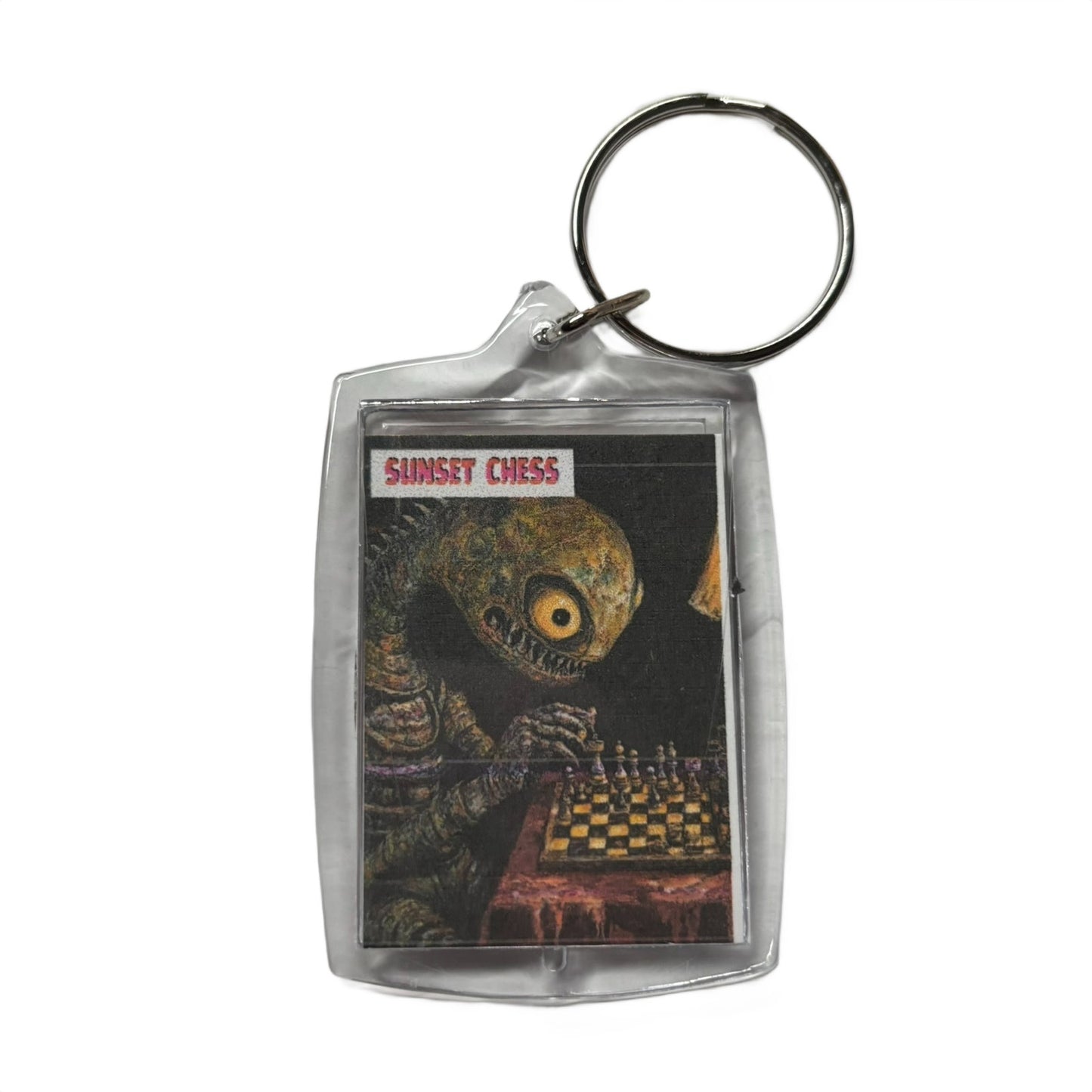 Scaly Lizard - Chess  Photo Keychain